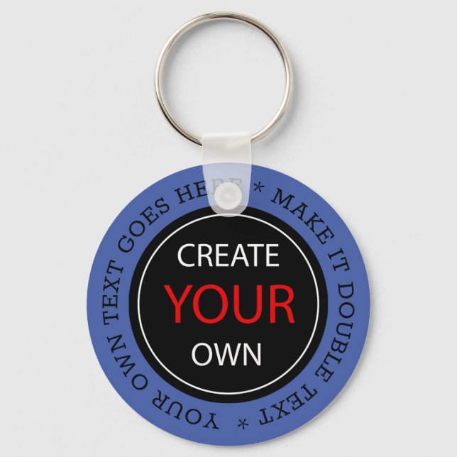 Create Your Own - Personalised, branded / Custom Key Ring (Front)