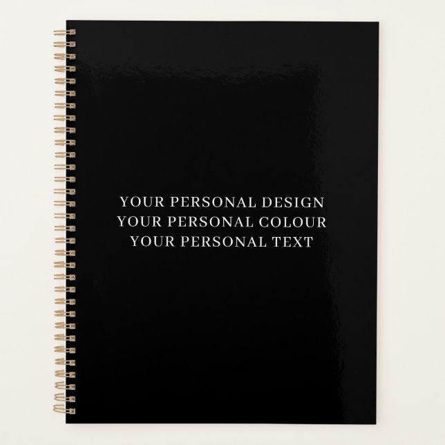 Create Your Own Personalised Branding Planner (Front)