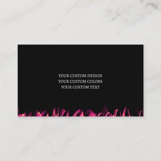 Create Your Own Personalised Business Card (Front)