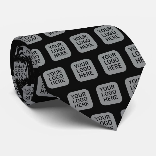 Create Your Own Personalised Business Logo Tie (Rolled)