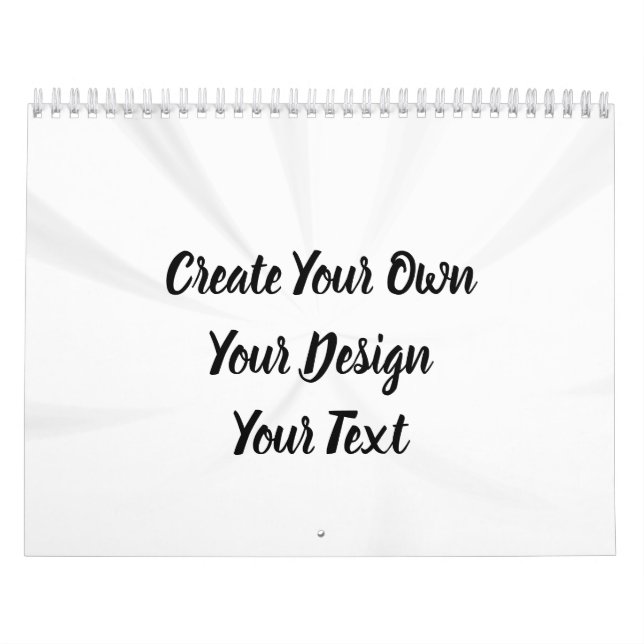 Create Your Own Personalised Calendar (Cover)