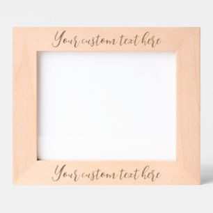 Create Your Own Personalised Calligraphy Etched Frames
