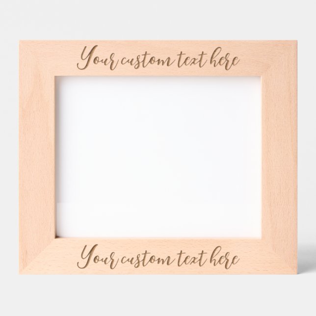 Create Your Own Personalised Calligraphy Etched Frames (Front)