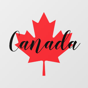 Create Your Own Personalised Canada Red Maple Leaf