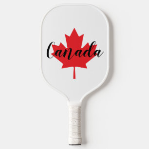 Create Your Own Personalised Canada Red Maple Leaf Pickleball Paddle
