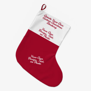 Create Your Own Personalised Christmas Stockings,  Large Christmas Stocking