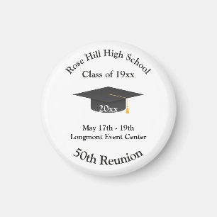 Create Your Own Personalised Class Reunion Magnet