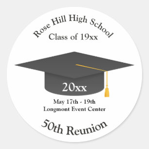 Create Your Own Personalised Class Reunion Sticker