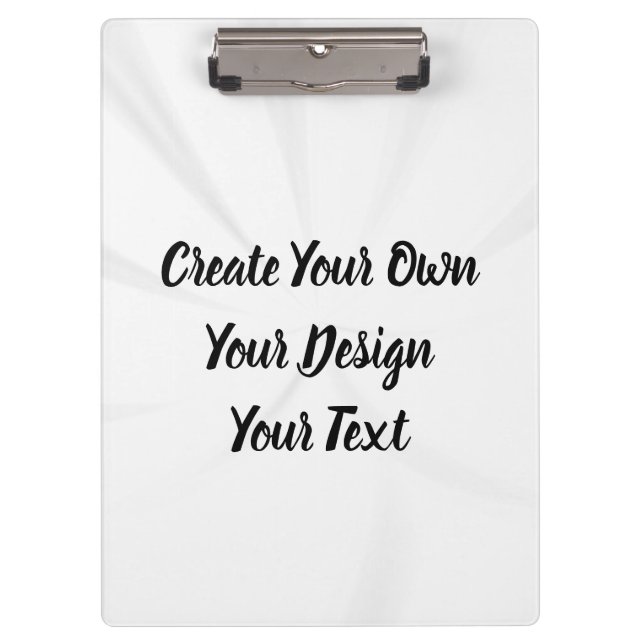 Create Your Own Personalised Clipboard (Front)