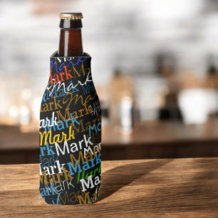 Create your own personalised colour name bottle cooler