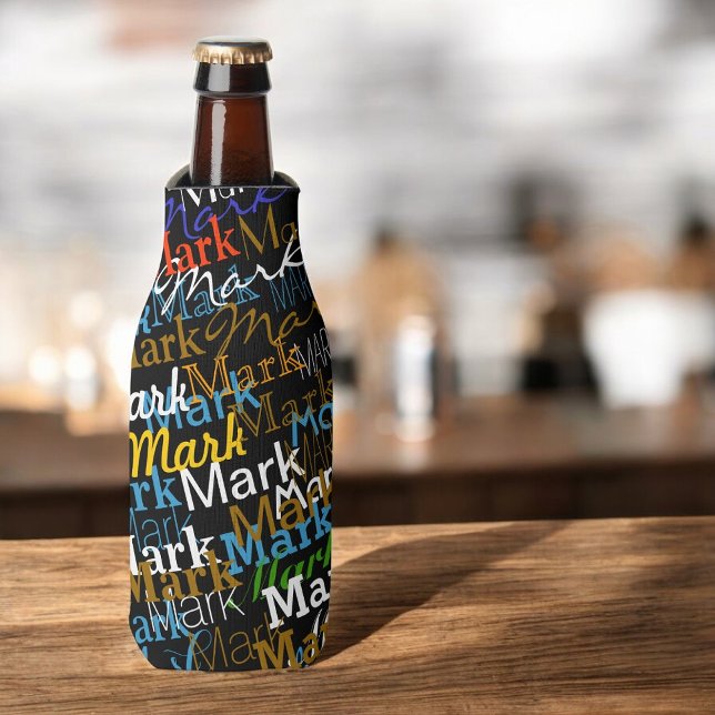 Create your own personalised colour name bottle cooler (Creator Uploaded)