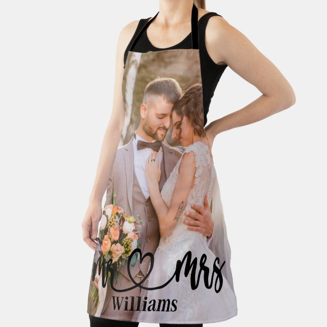 Create Your Own Personalised Couple Photo Apron (Insitu)