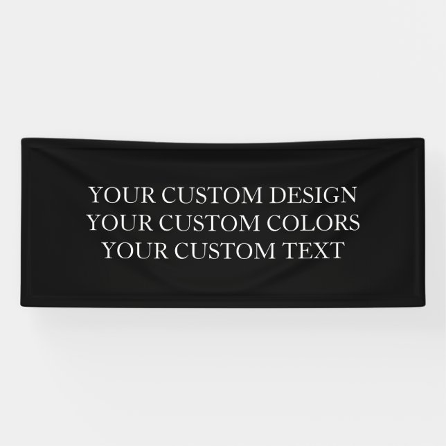 Create Your Own Personalised Custom Banner (Horizontal)