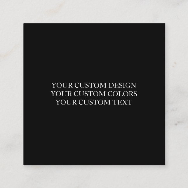 Create Your Own Personalised Custom Enclosure Card (Front)