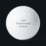 Create Your Own Personalised Custom  Golf Balls<br><div class="desc">designed for golfers who value both style and performance. From personalised golf balls and tees to custom towels, markers, and bags — every item can be customised with your name, logo, or monogram. Perfect for tournaments, gifts, or corporate branding, this collection combines functionality with a touch of sophistication. Whether you're...</div>