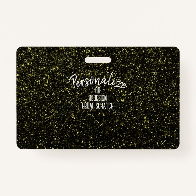 Create Your Own Personalised Custom ID Badge (Front)
