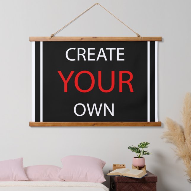 Create Your Own - personalised / Custom Landscape Hanging Tapestry (Bedroom)