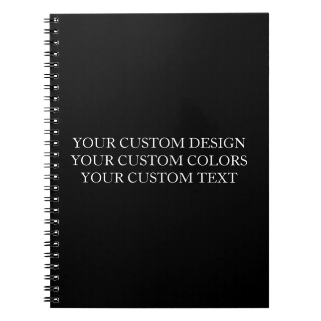 Create Your Own Personalised Custom Notebook (Front)