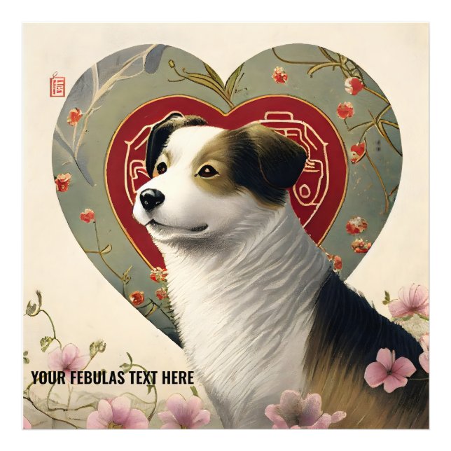 Create Your Own Personalised Custom Pet Photo Text (Front)