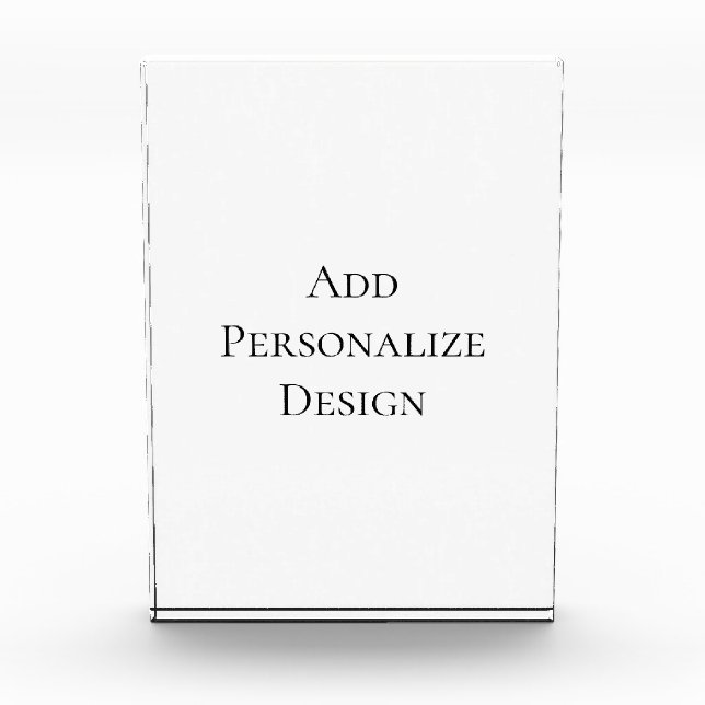 Create Your Own Personalised Custom  Photo Block (Front)