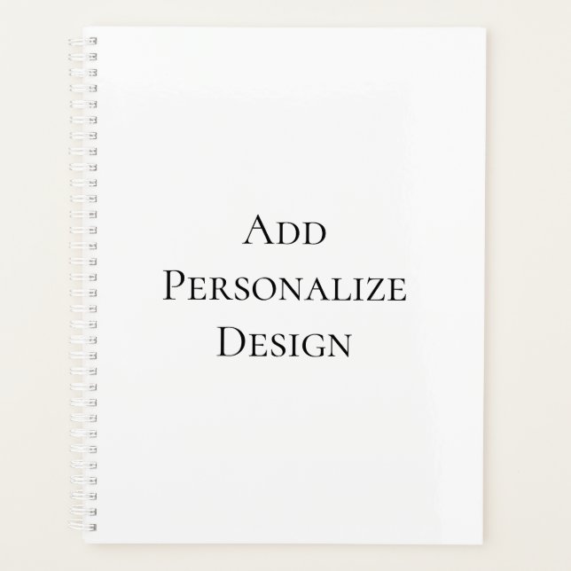 Create Your Own Personalised Custom  Planner (Front)