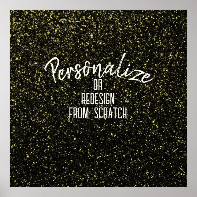 Create Your Own Personalised Custom Poster (Front)