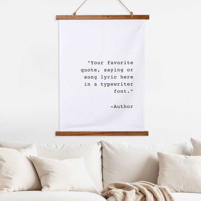 Create Your Own Personalised Custom Quote Hanging Tapestry (Creator Uploaded)