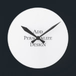 Create Your Own Personalised Custom  Round Clock<br><div class="desc">Design your own with names, dates, messages, or photos to match any theme — from birthdays and weddings to baby showers and corporate events. Available in a range of sizes, colours, and styles, these banners and signs add the perfect personal touch to your décor. Whether you’re hosting indoors or outdoors,...</div>