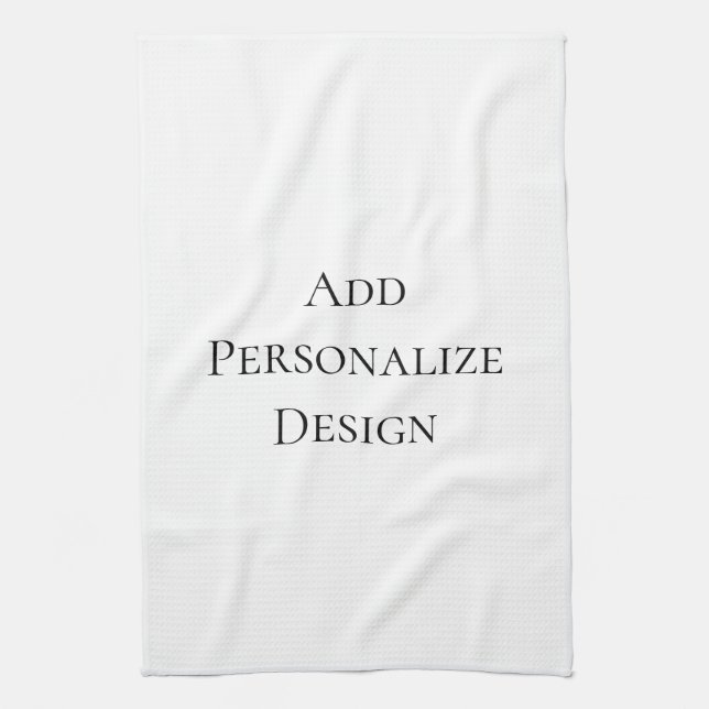 Create Your Own Personalised Custom  Tea Towel (Vertical)