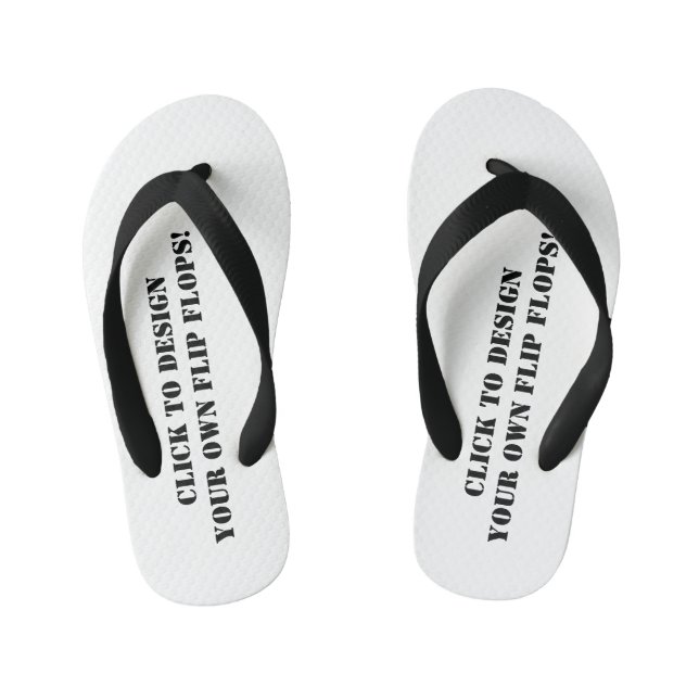 Create Your Own Personalised Customised  Kid's Thongs (Footbed)