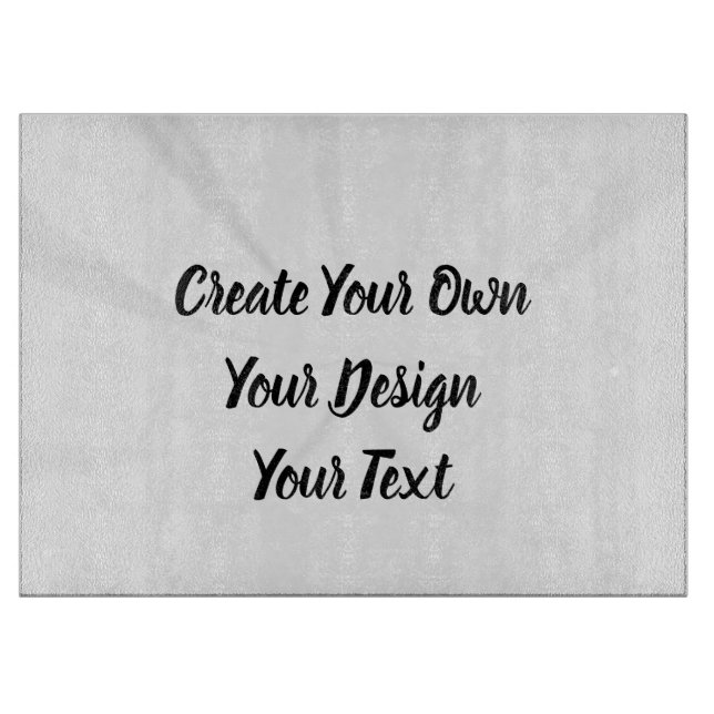 Create Your Own Personalised Cutting Board (Front)