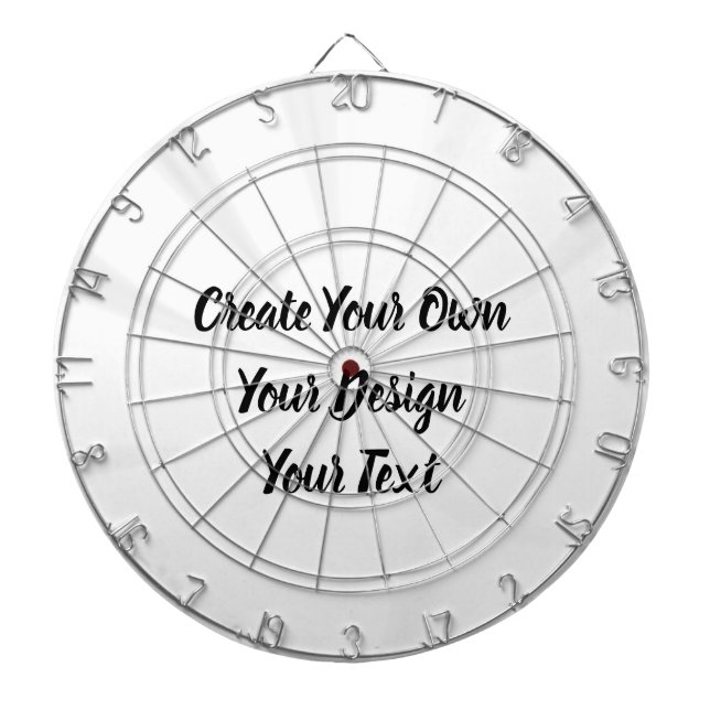Create Your Own Personalised Dartboard (Front)