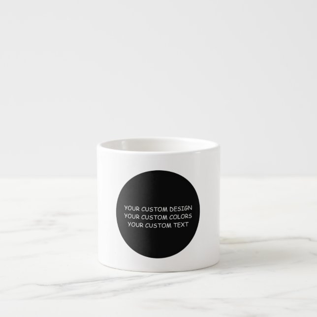 Create Your Own Personalised Espresso Cup (Front)