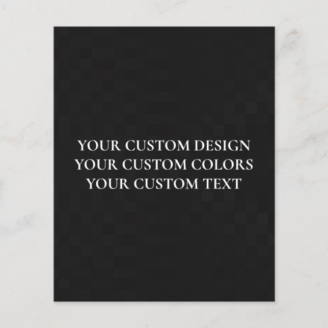 Create Your Own Personalised Flyer (Front)