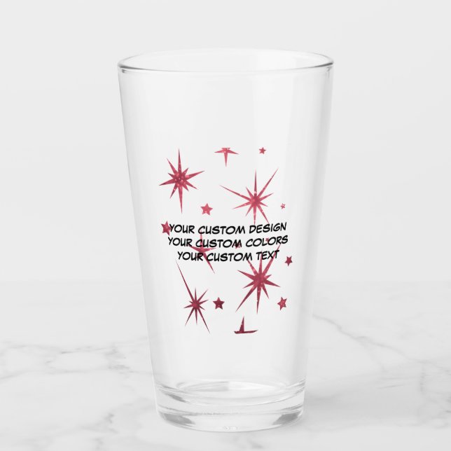 Create Your Own Personalised Glass (Front)