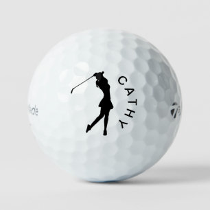 Create Your Own Personalised Golfer Logo Name Golf Balls
