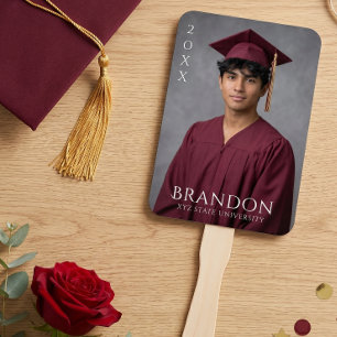 Create Your Own Personalised Graduation Photo  Hand Fan