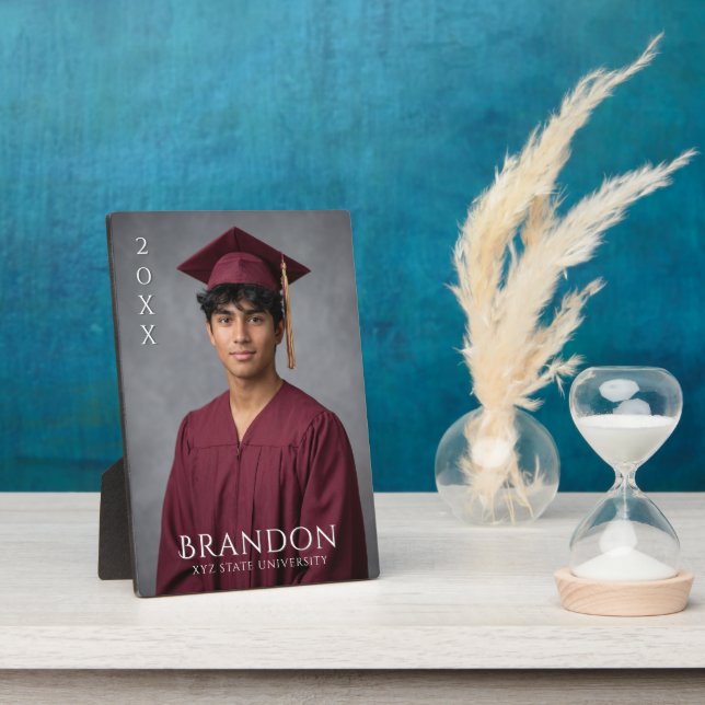 Create Your Own Personalised Graduation Photo  Plaque (Side)