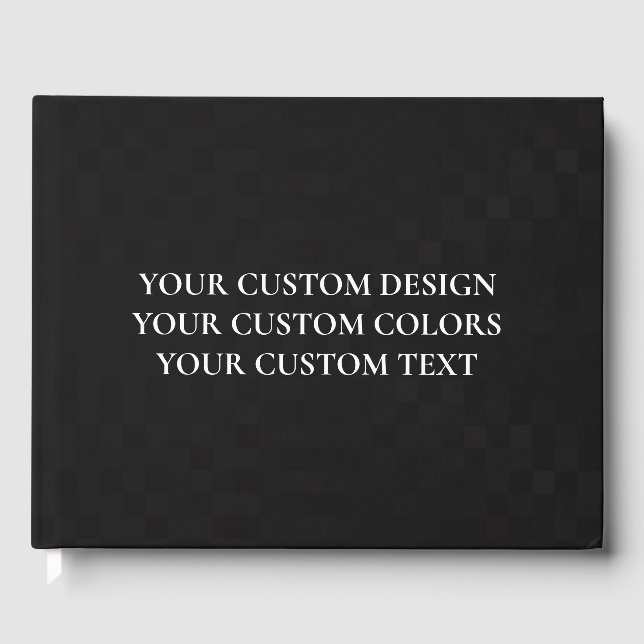 Create Your Own Personalised Guest Book (Front)