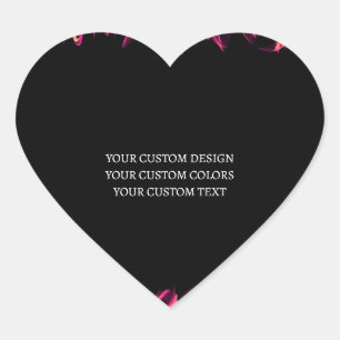 Create Your Own Personalised Heart Sticker