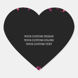 Create Your Own Personalised Heart Sticker