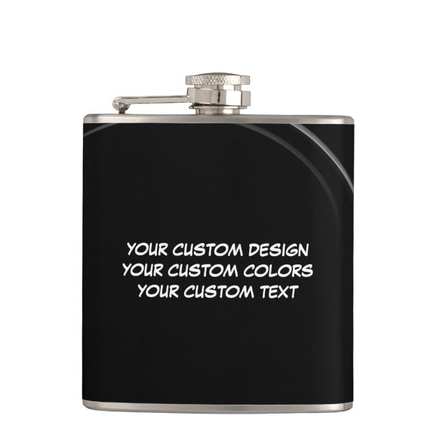 Create Your Own Personalised Hip Flask (Front)