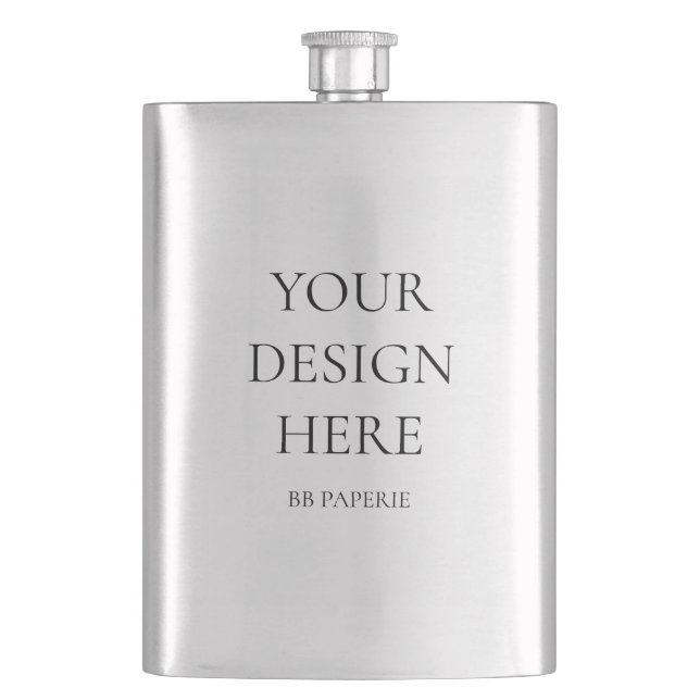 Create Your Own Personalised Hip Flask (Front)