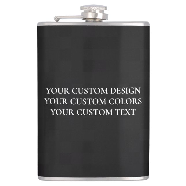 Create Your Own Personalised Hip Flask (Front)
