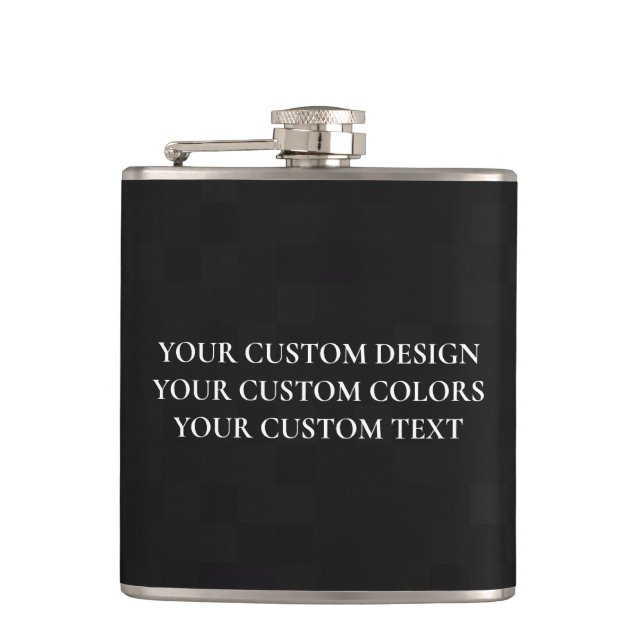 Create Your Own Personalised Hip Flask (Front)