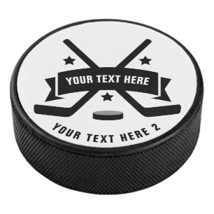 Create Your Own Personalised Ice  Hockey Puck