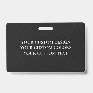 Create Your Own Personalised ID Badge