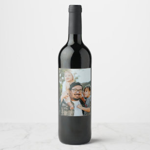 Create Your Own Personalised Image Wine Label
