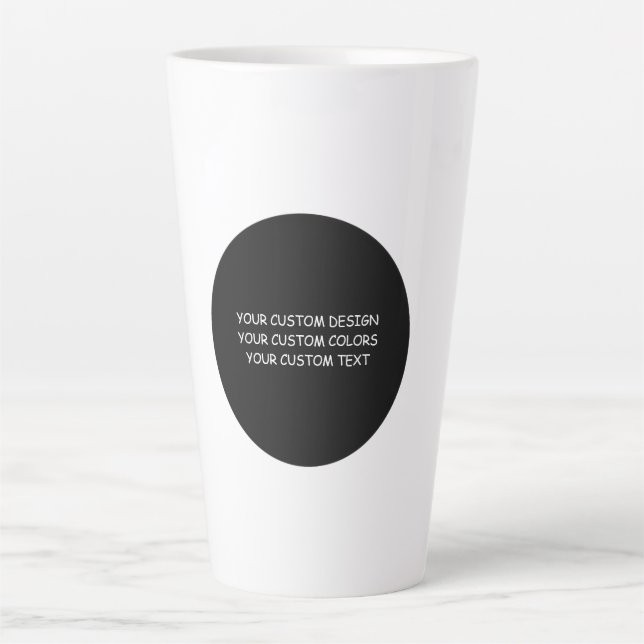 Create Your Own Personalised Latte Mug (Front)