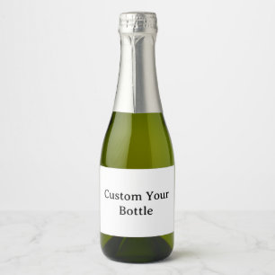 create your own Personalised Mini Sparkling Wine B Label
